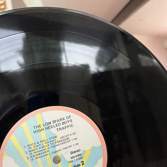 Traffic The Low Spark of High Heeled Boys LP 1971 Island SW-9306 Angle Cut Cover - Picture 11 of 13